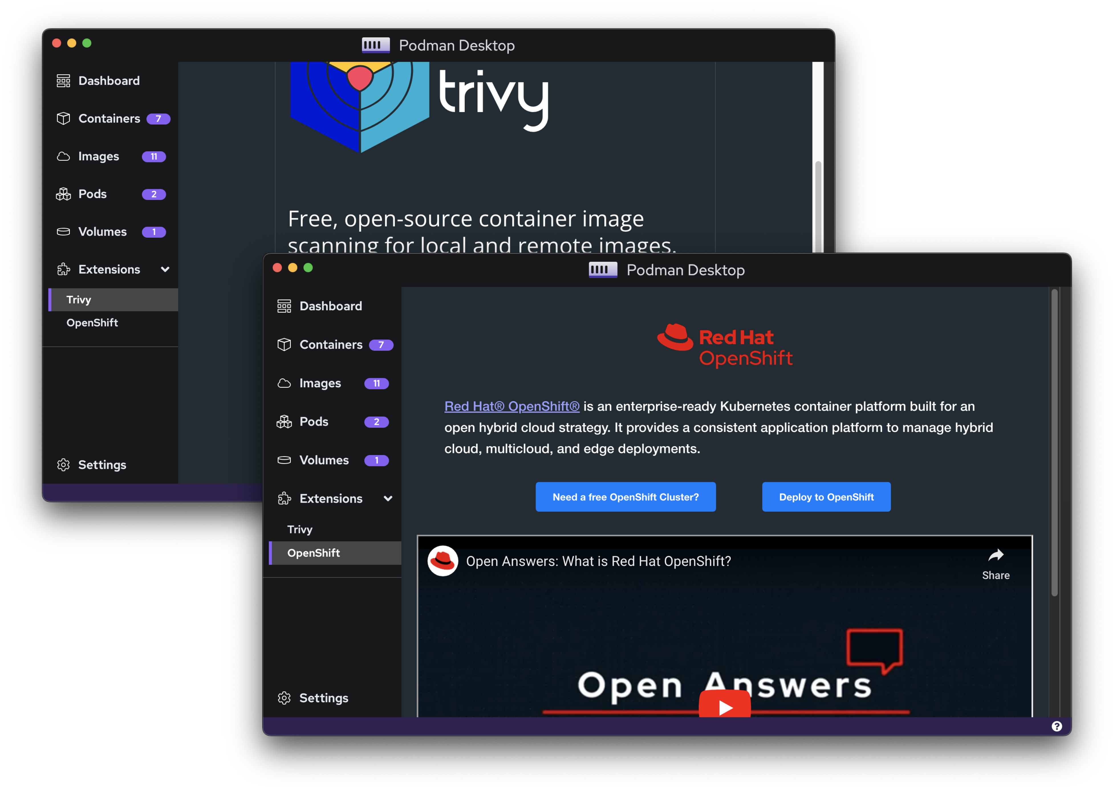 Pull image and manage registries